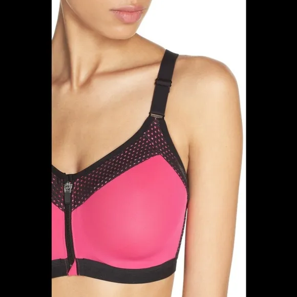 NEW‎ $72 Wacaol Zip Front Underwire Sports Bra 30D