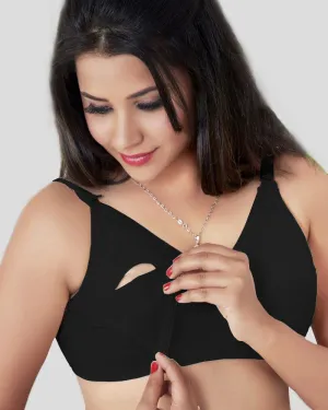 Nursing - HO Bra - Tulip - Black