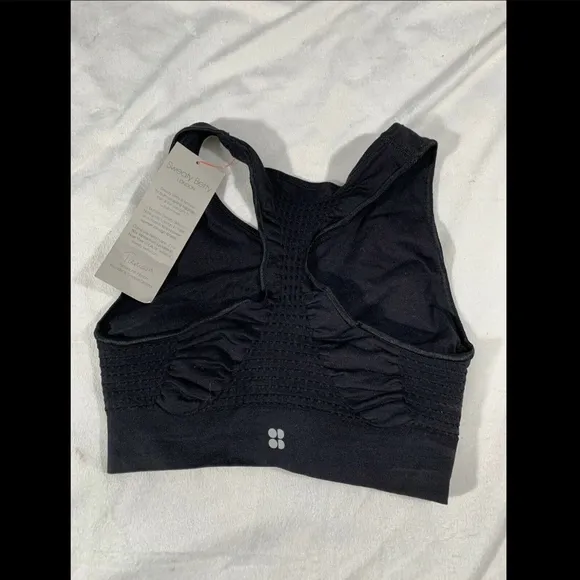 NWT‎ $50 Sweaty Betty Stamina Sports Bra in Black [SZ Medium ]
