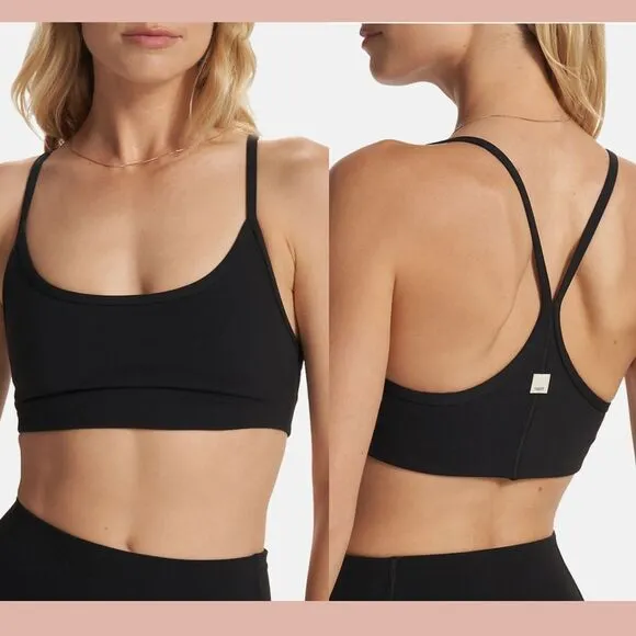 NWT $58 Vuori [ XL ] AllTheFeels Sports Bra in Black #6351