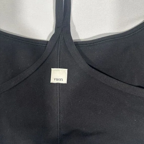 NWT $58 Vuori [ XL ] AllTheFeels Sports Bra in Black #6351