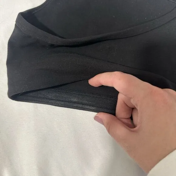 NWT $58 Vuori [ XL ] AllTheFeels Sports Bra in Black #6351