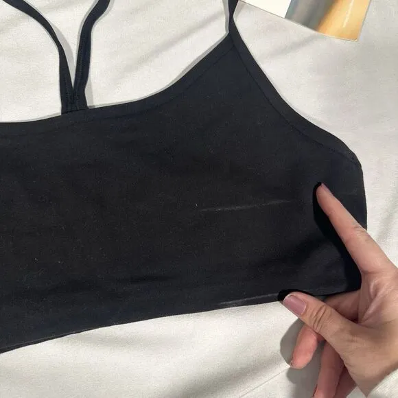 NWT $58 Vuori [ XL ] AllTheFeels Sports Bra in Black #6351