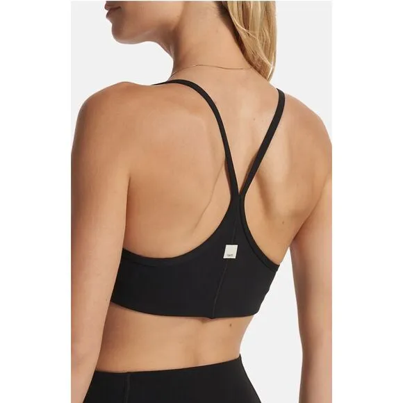 NWT $58 Vuori [ XL ] AllTheFeels Sports Bra in Black #6351
