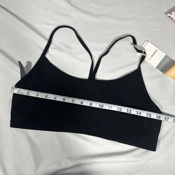 NWT $58 Vuori [ XL ] AllTheFeels Sports Bra in Black #6351