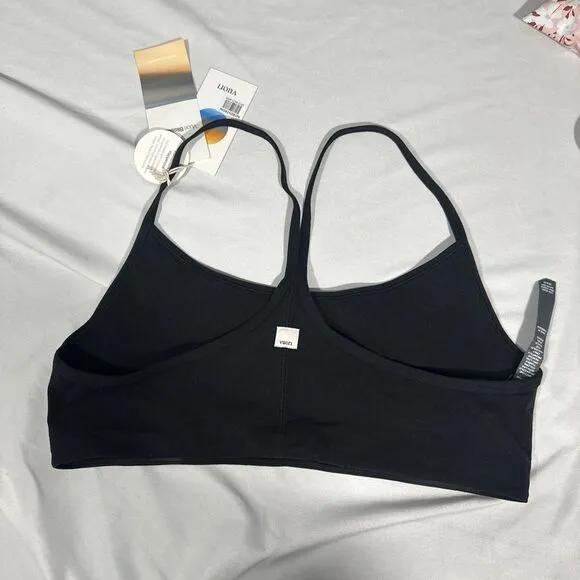 NWT $58 Vuori [ XL ] AllTheFeels Sports Bra in Black #6351