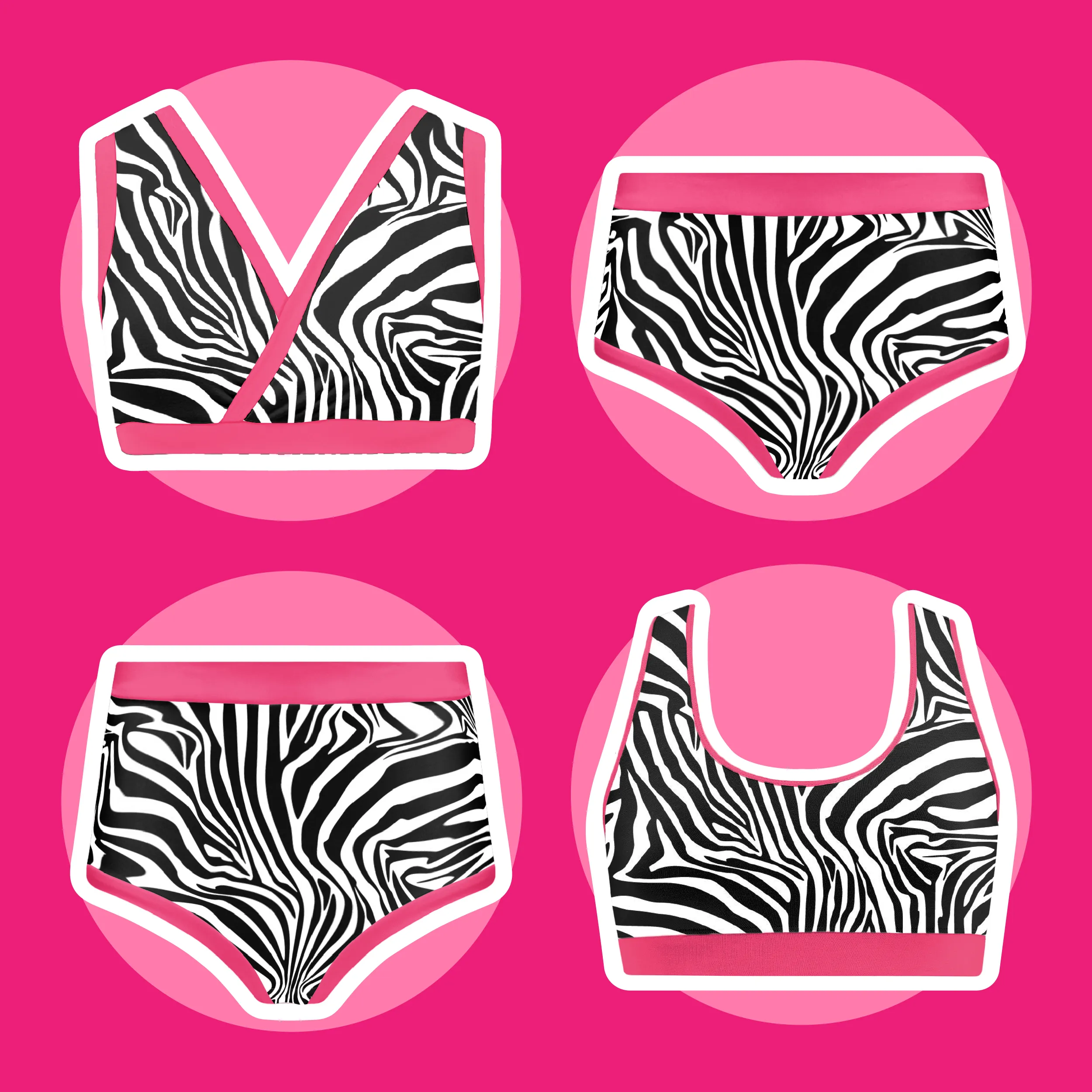 Original Bra - Pink Zebra