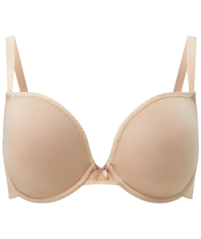 Panache Koko Moulded Plunge Underwired Bra - Caramel