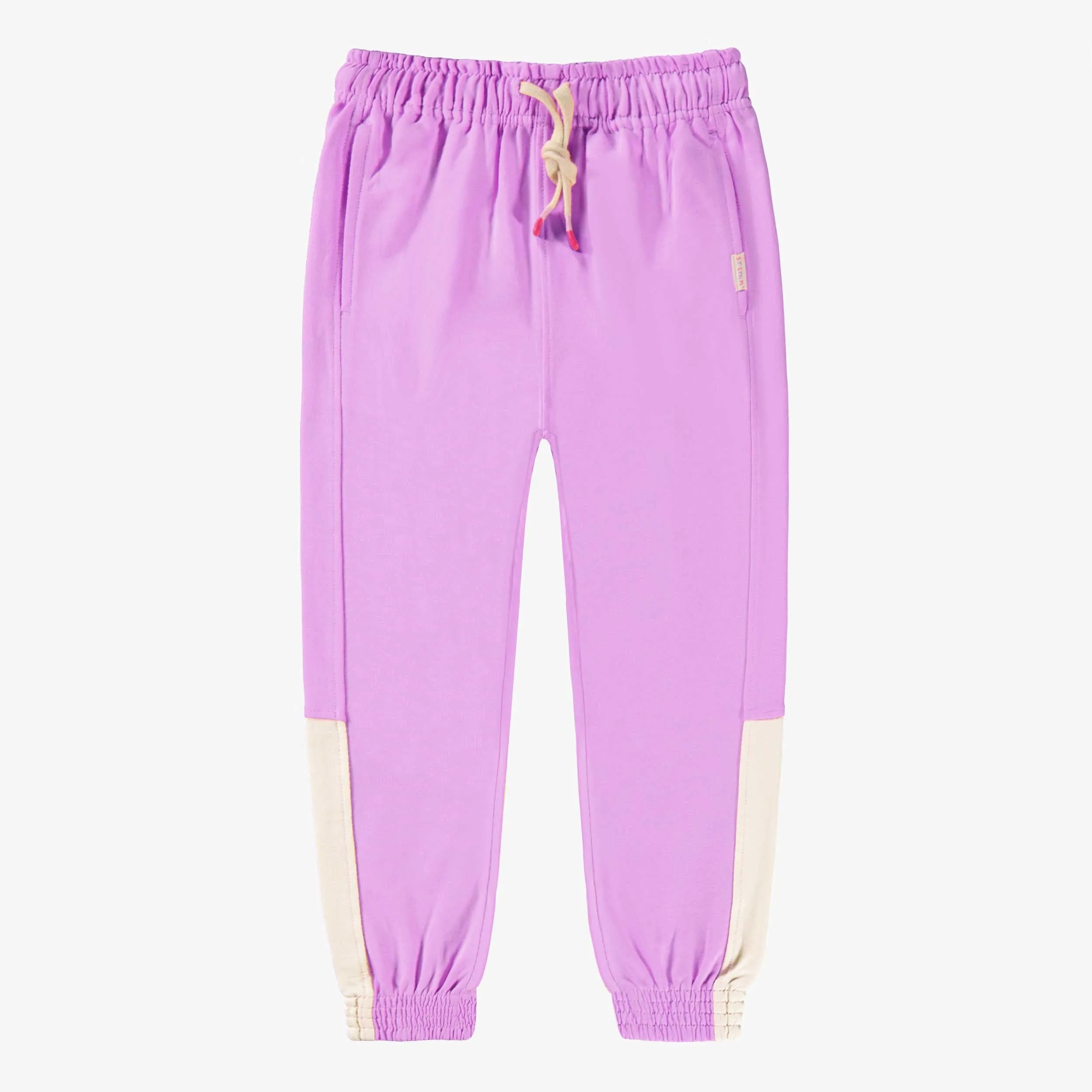 Pantalon lilas en coton français, enfant || Lilac pants in French terry, child