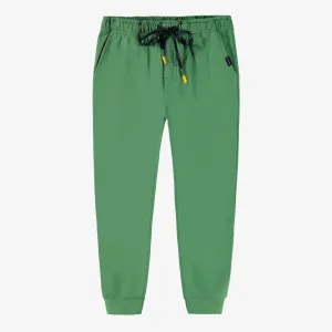 Pantalon vert en coton français, enfant || Green pants in French terry, child