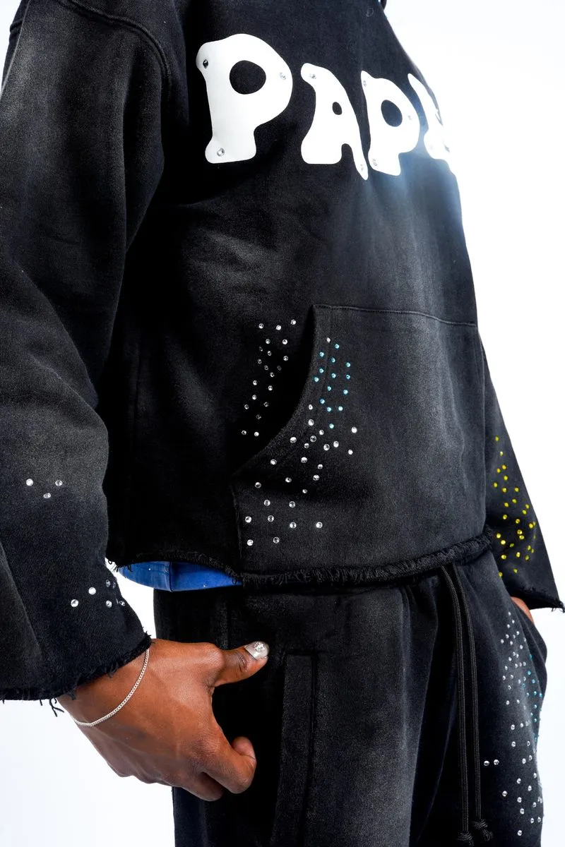 Paper Money PAPER HOODIE & SWEATPANTS (Black)