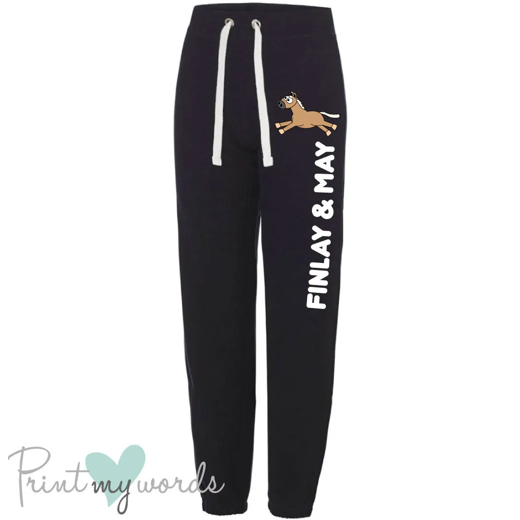 Plodders Ladies Personalised Jogging Bottoms