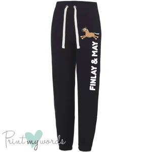 Plodders Ladies Personalised Jogging Bottoms