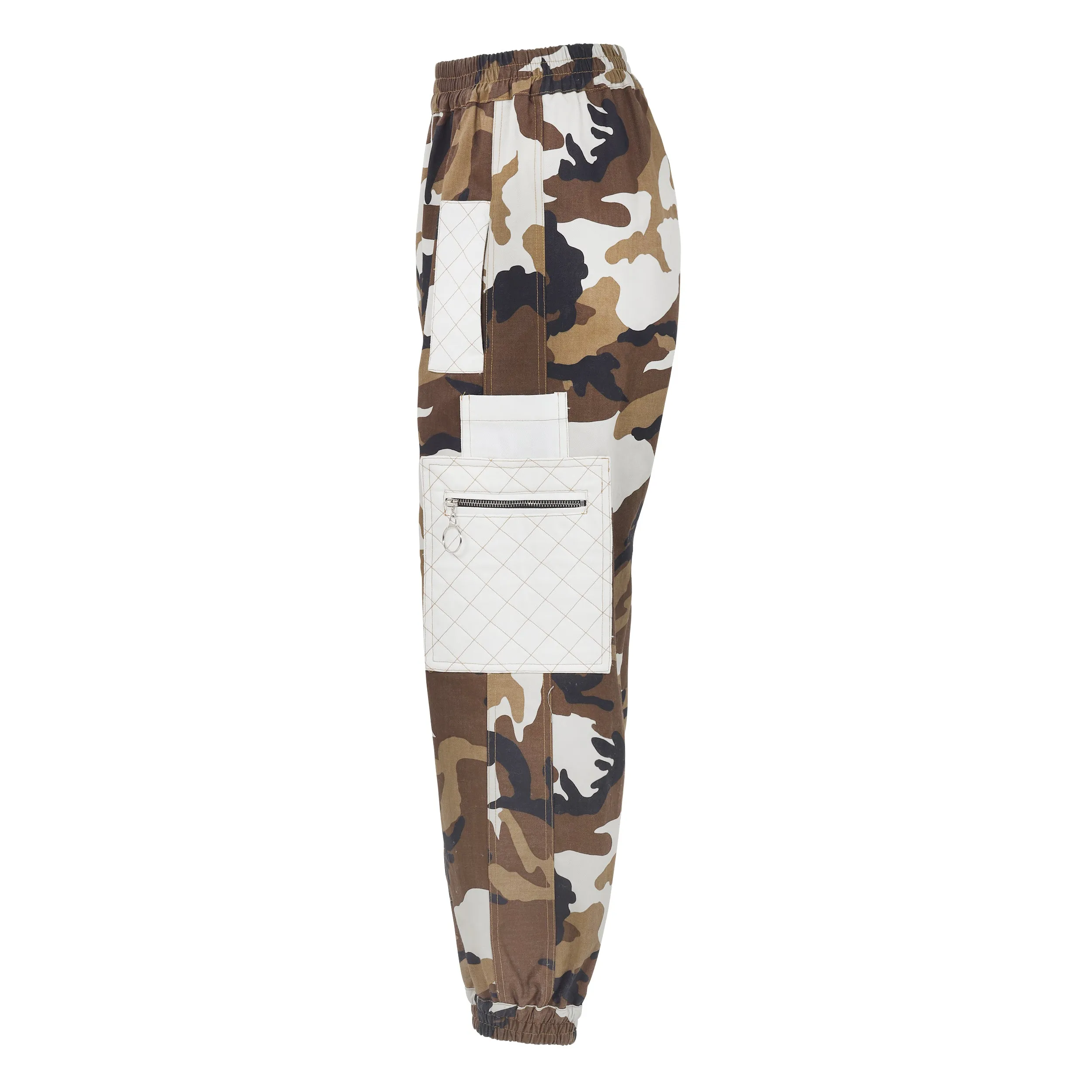 Promenade Cargo Pants in Camo and White