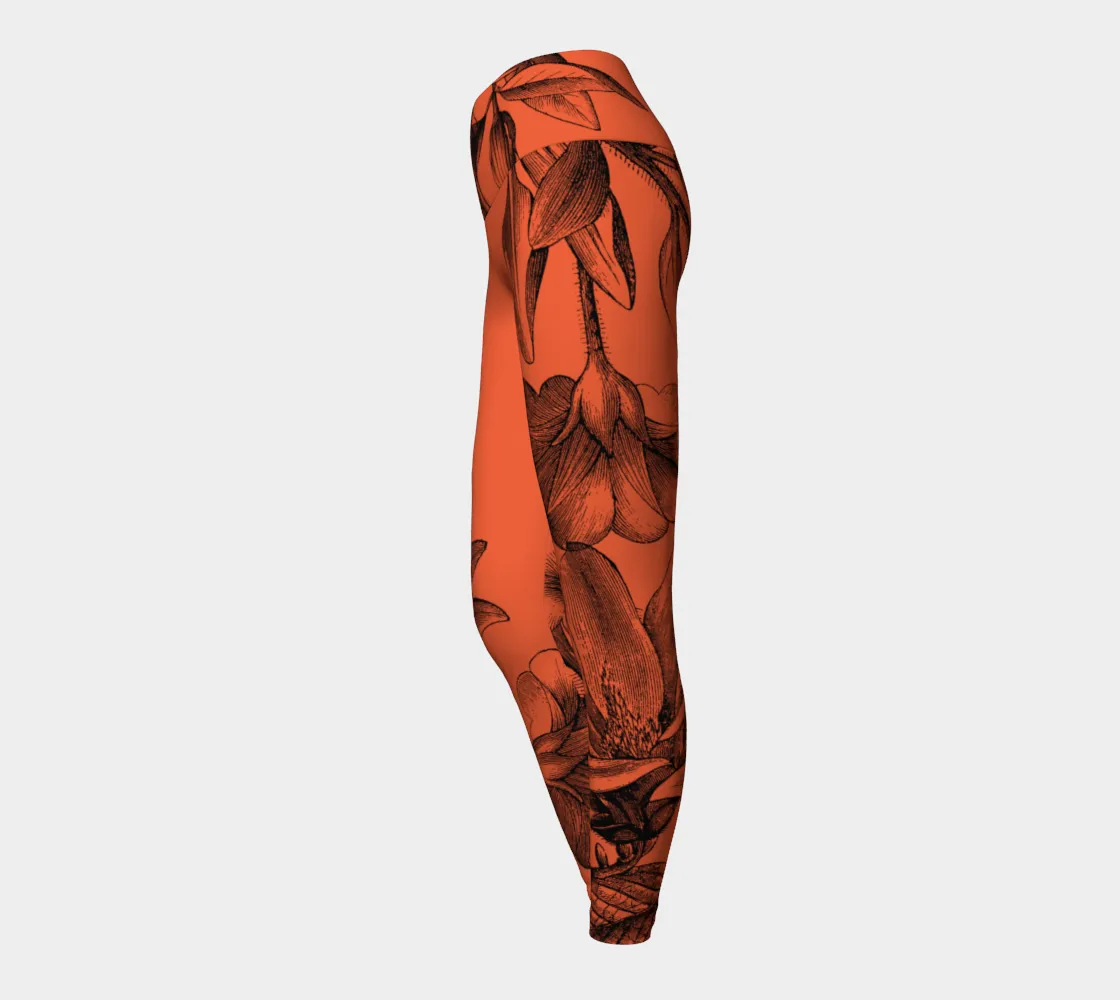 Red Floral Legging