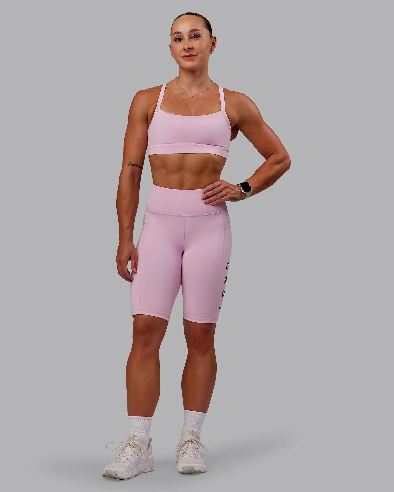 Rep Bike Short Tight - Marshmallow-Cherry Lacquer