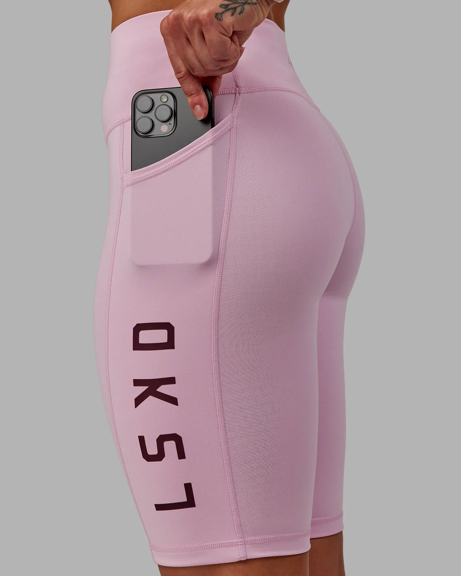 Rep Bike Short Tight - Marshmallow-Cherry Lacquer