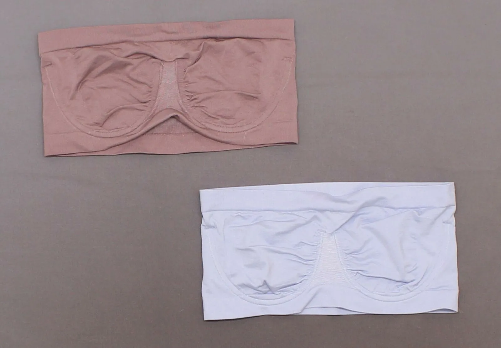 Rhonda Shear 2 Pack Seamless Underwire Bandeau Bras