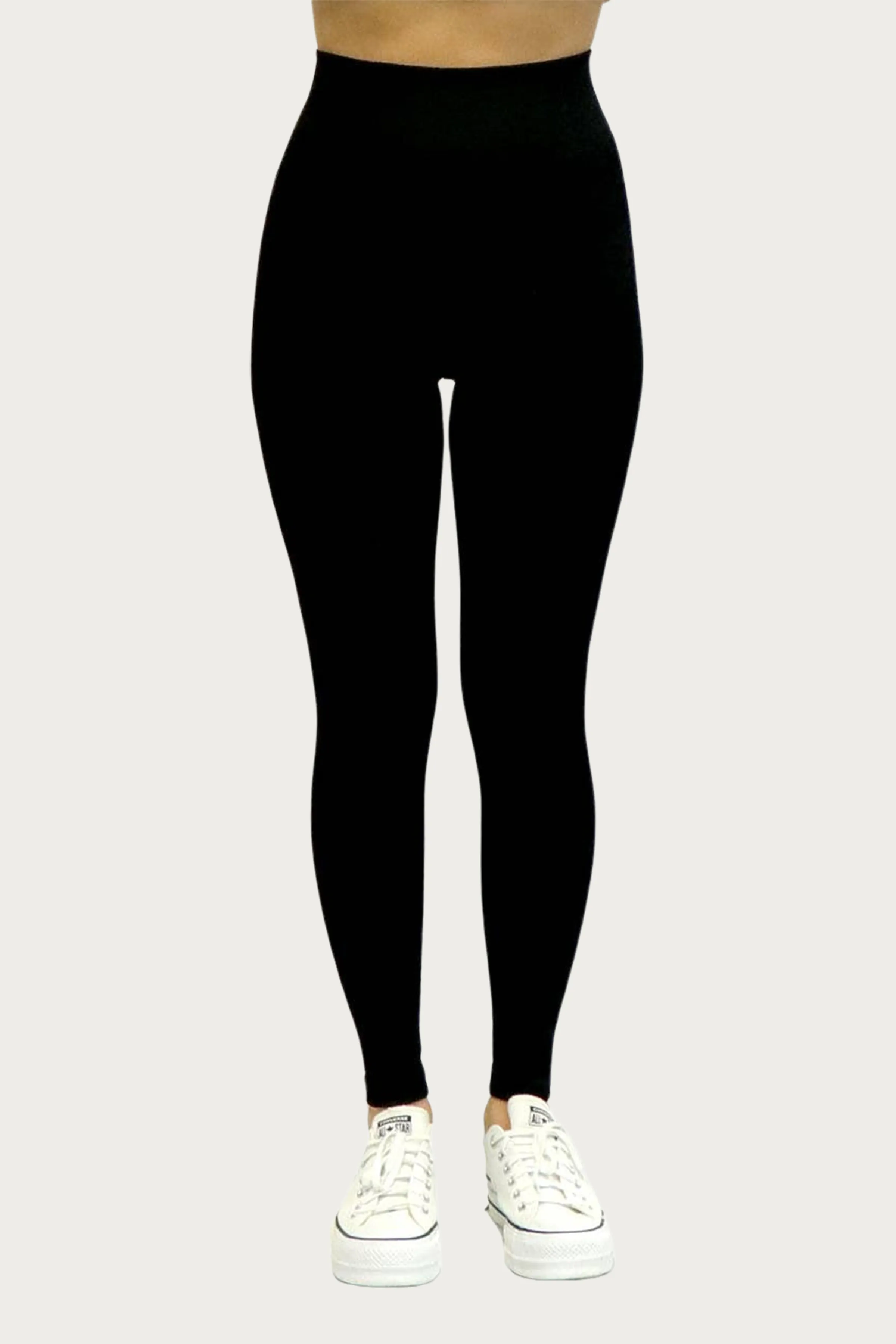 RIBBED STRETCH LEGGINGS