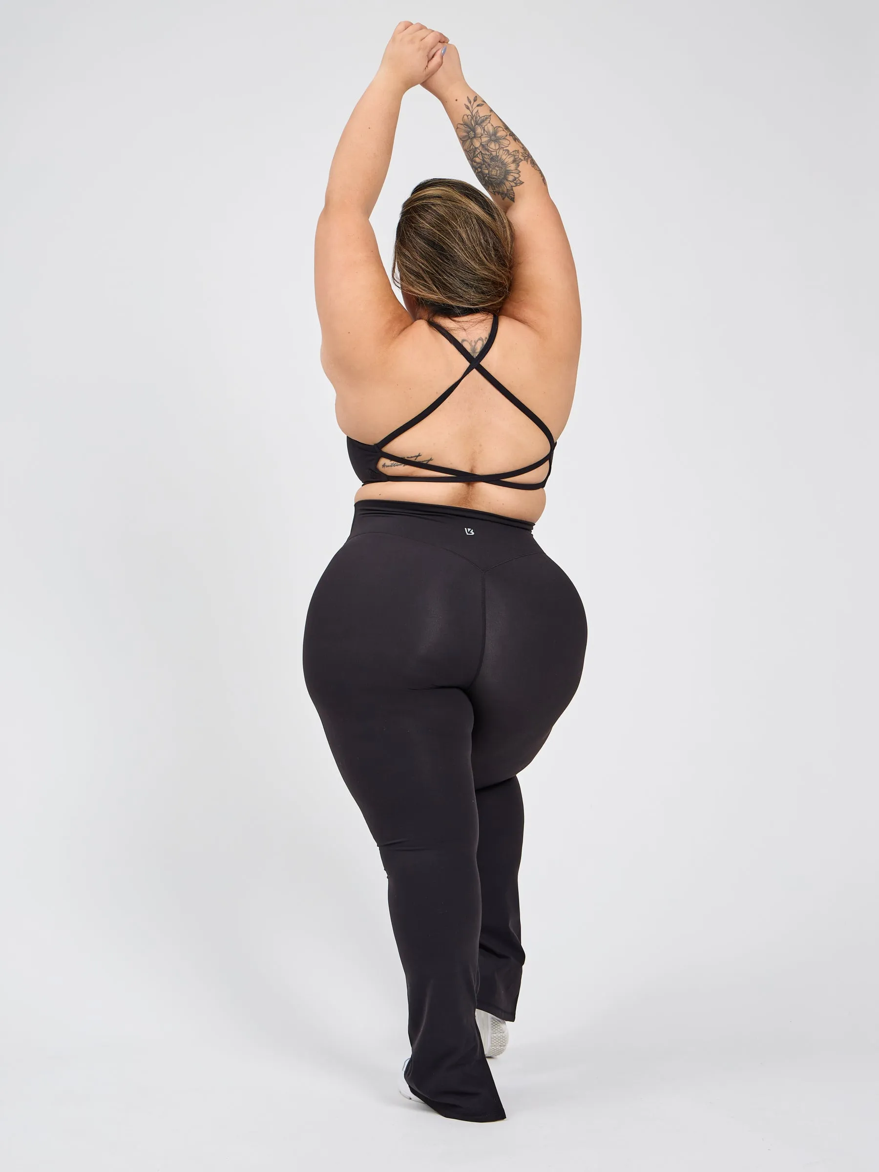 Rosa Boot Cut Legging - Onyx Black