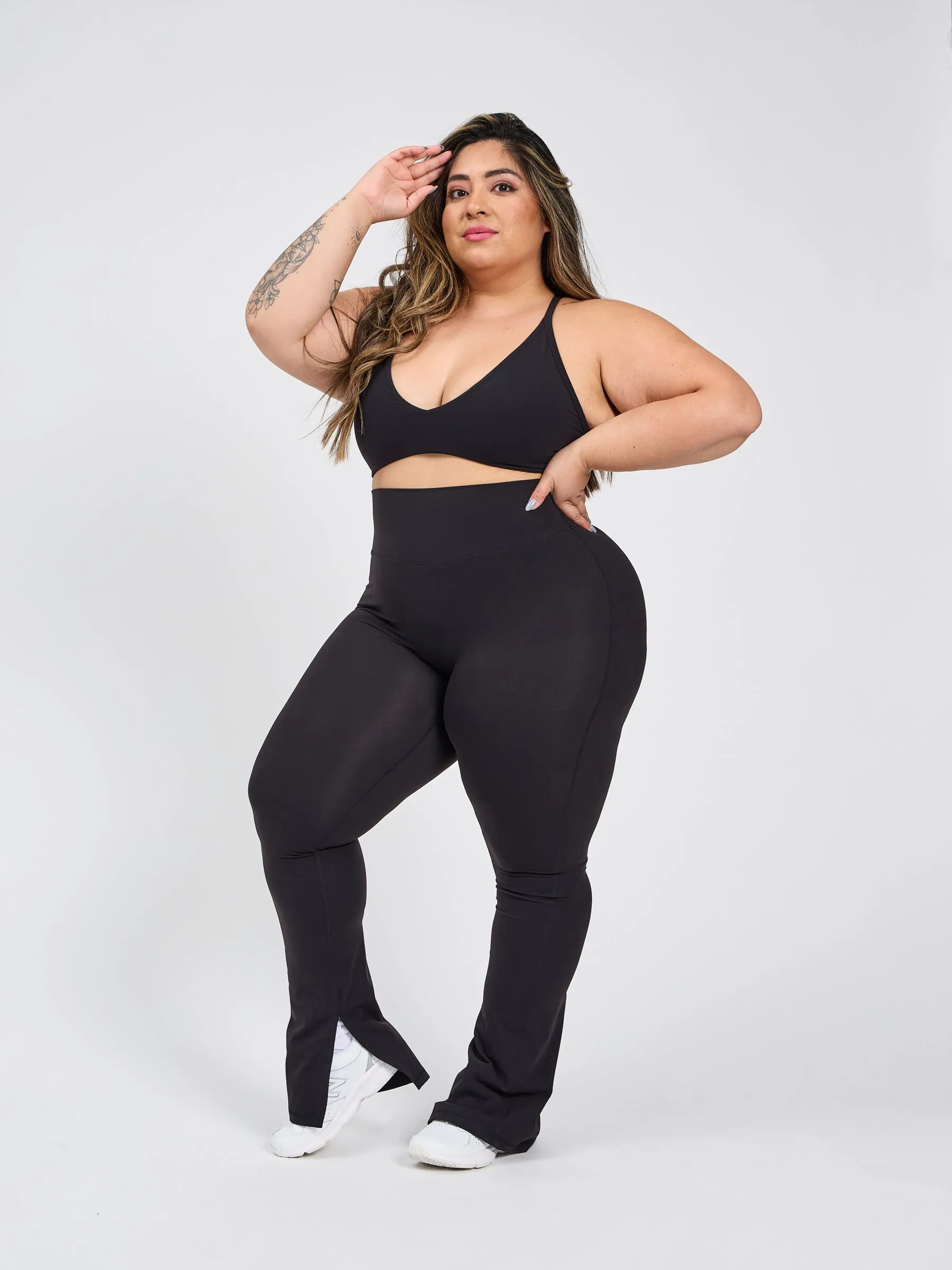 Rosa Boot Cut Legging - Onyx Black
