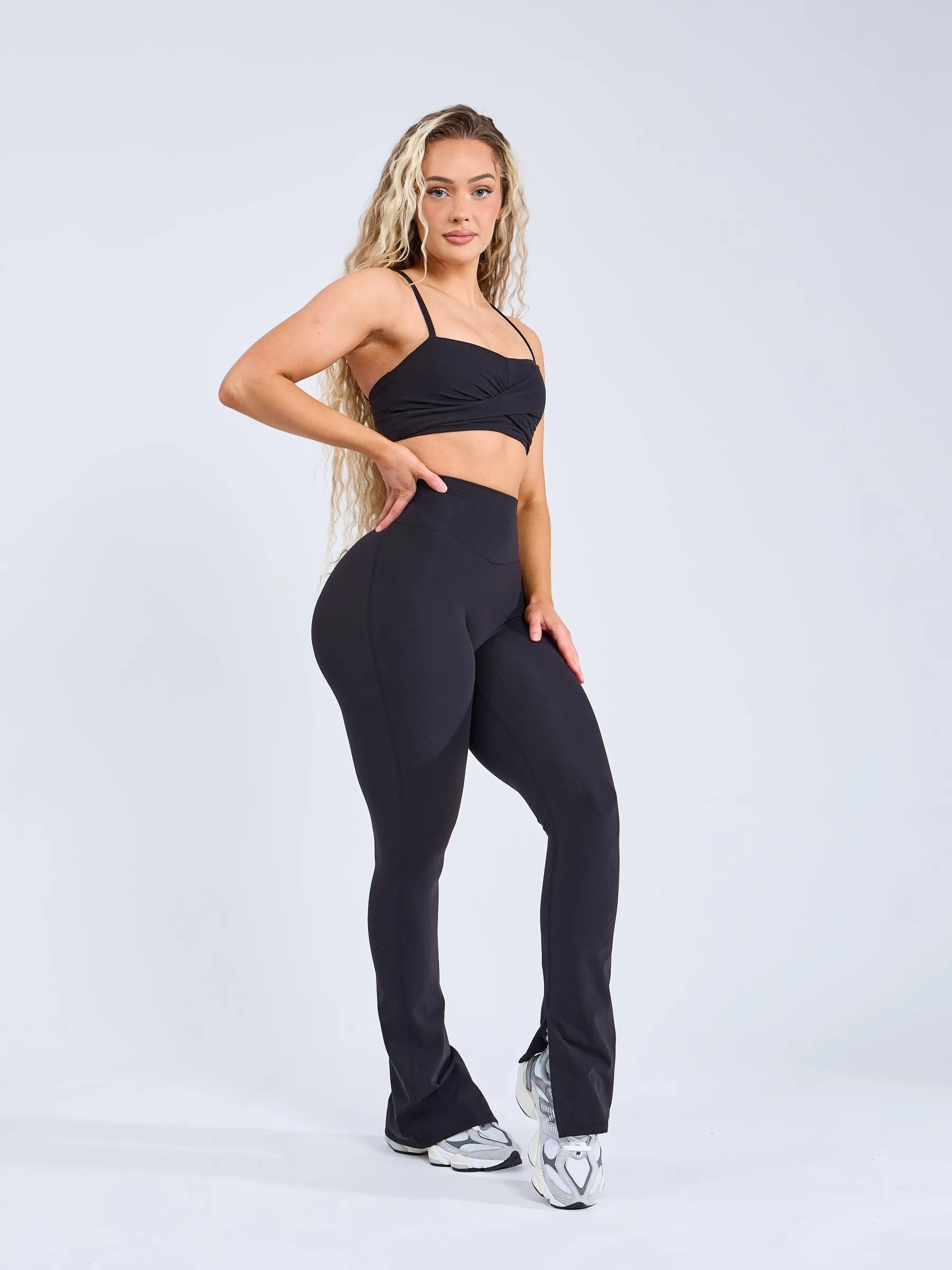 Rosa Boot Cut Legging - Onyx Black