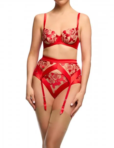 Rosabelle Underwire Bra - Flame -
