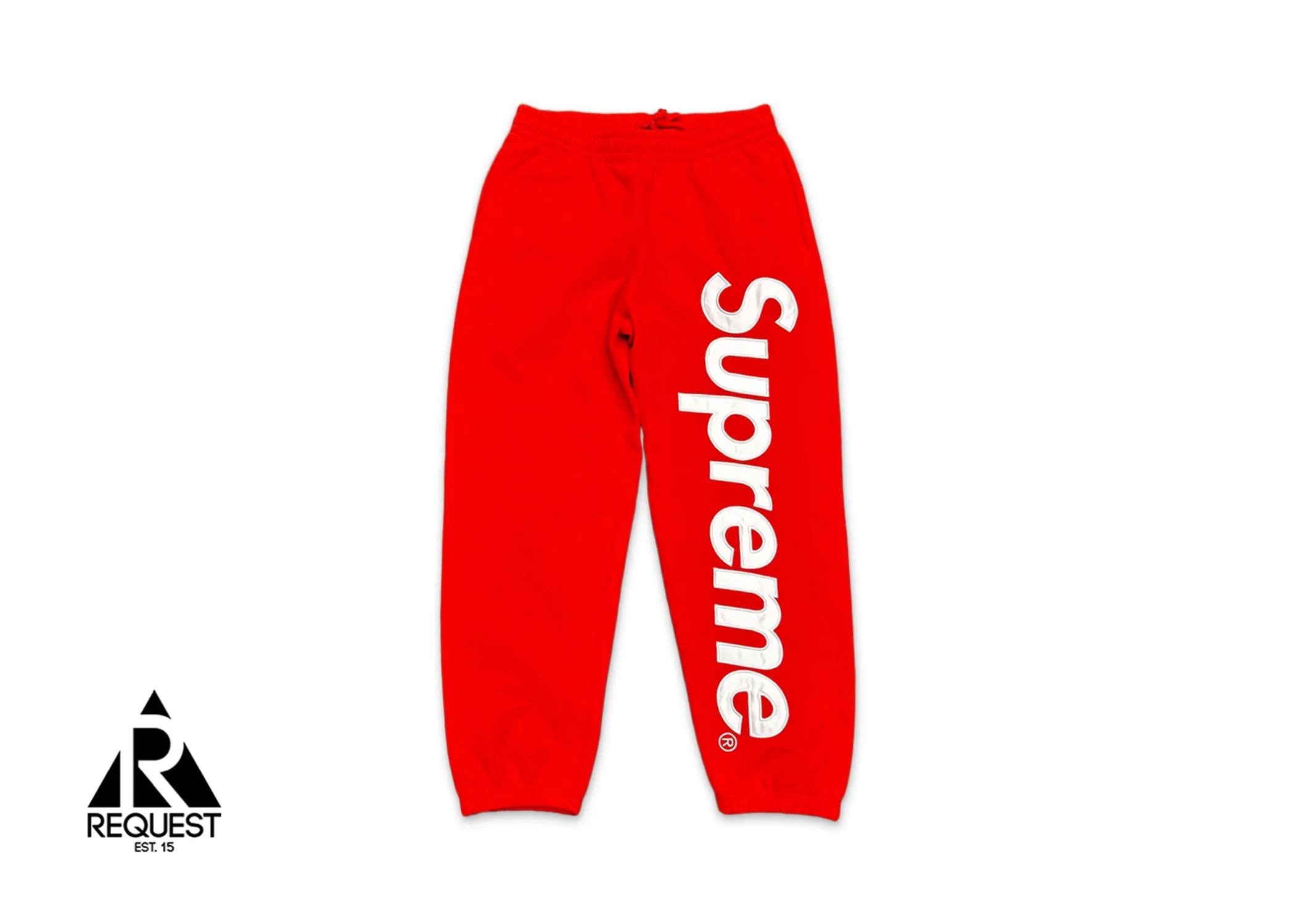 Satin Logo Sweatpants FW24 "Bright Orange"