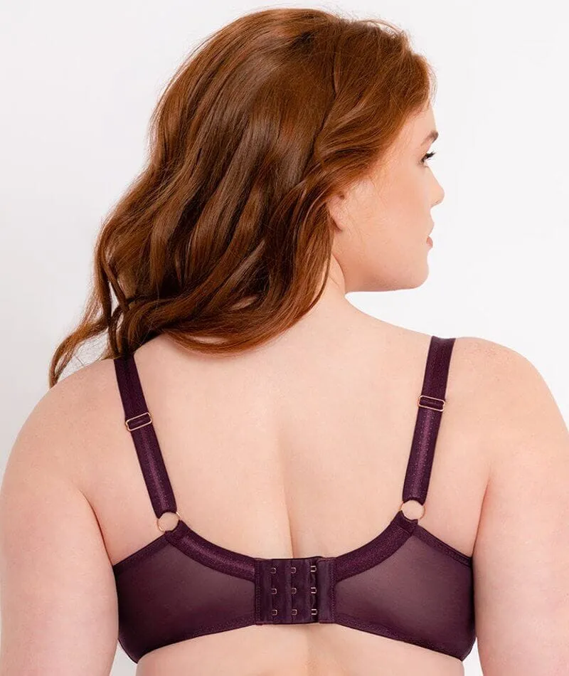 Scantilly Lovers Knot Balcony Bra - Fig/Latte Beige