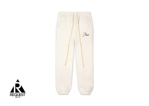 Script Sweatpants “Vintage White"