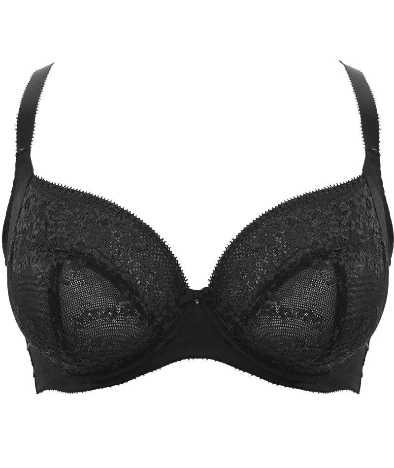 Sculptresse Roxie Plunge Underwired Bra - Black