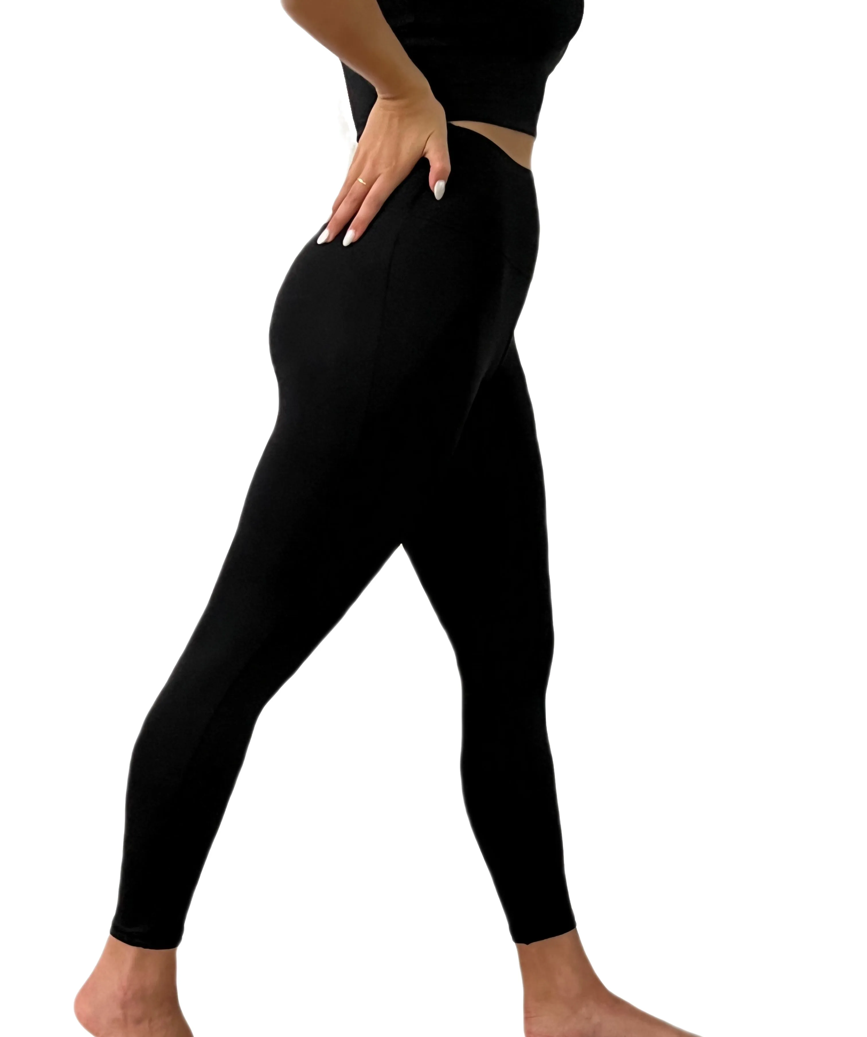 Second Soul Legging with Pocket - Smooth Black