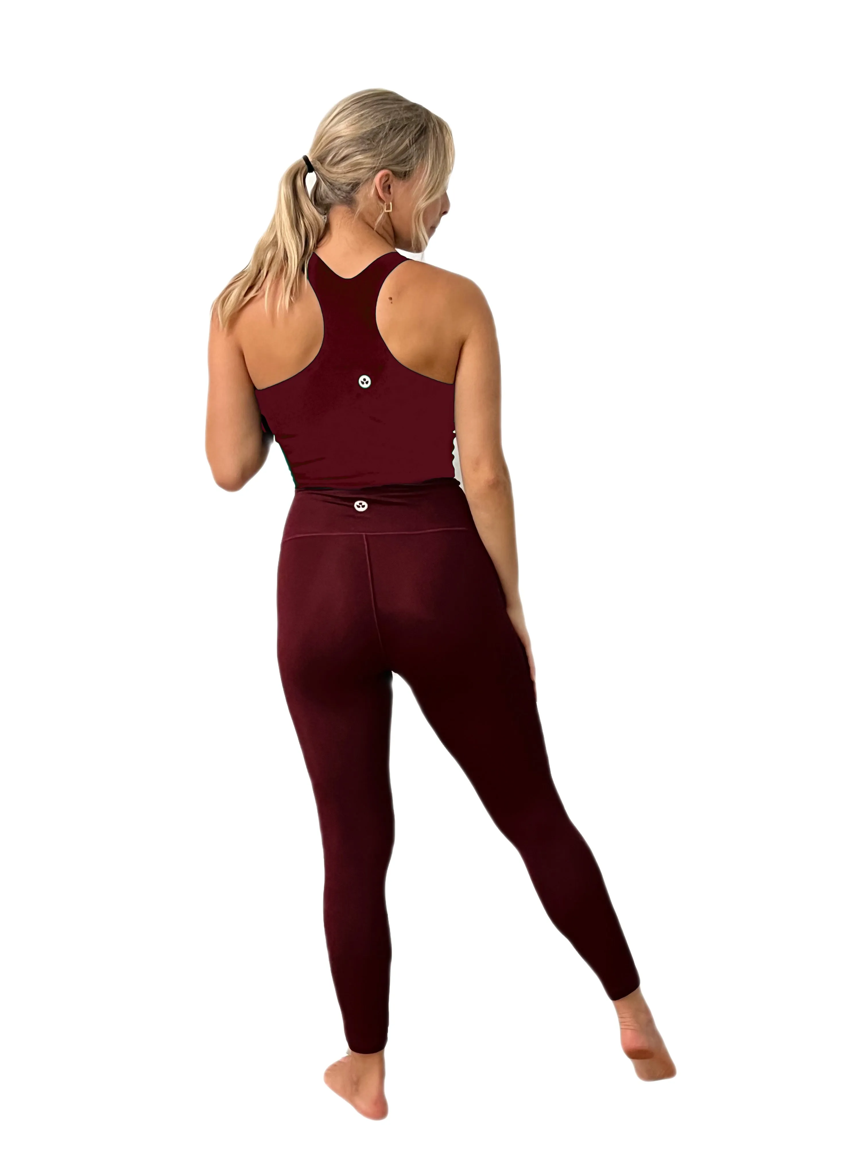 Second Soul Legging with Pocket - Wine