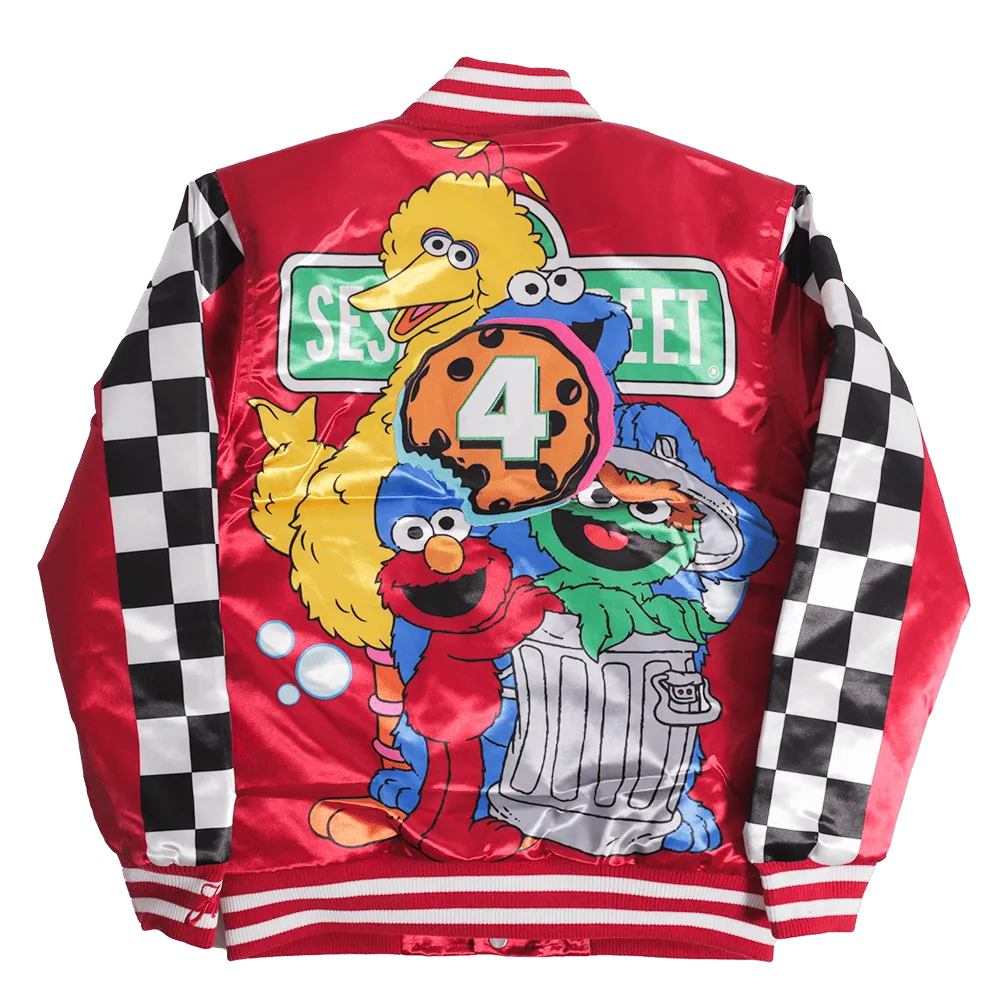 SESAME SATIN JACKET RED