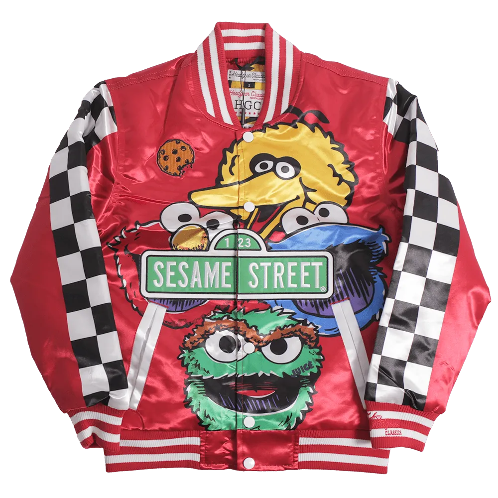SESAME SATIN JACKET RED