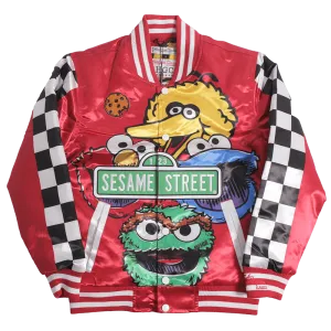 SESAME SATIN JACKET RED