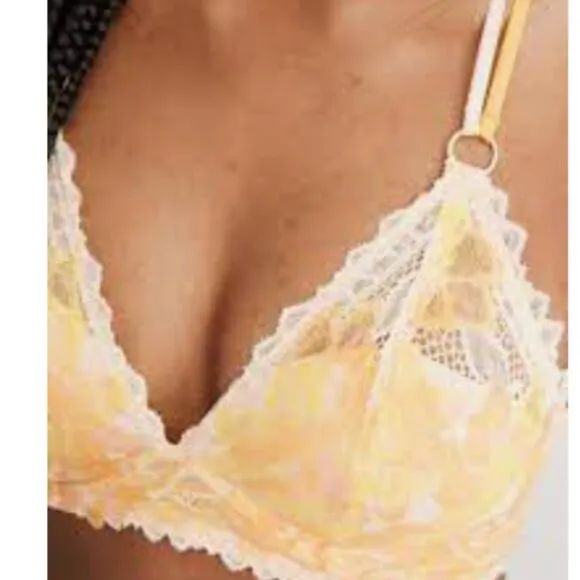 Set of 2 Aerie Real Power Wireless Push Up Sunkissed Lace Bras