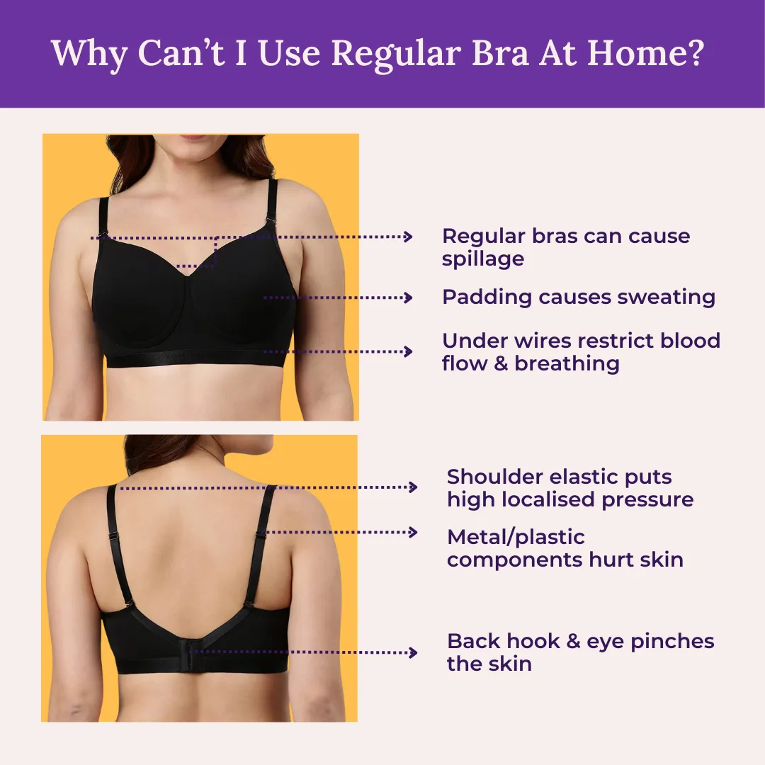 Sleep Bra | Lounge Bra | Non Padded | Non Wired | Full Coverage | Racerback