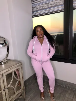 Soft Pink Jogger Set