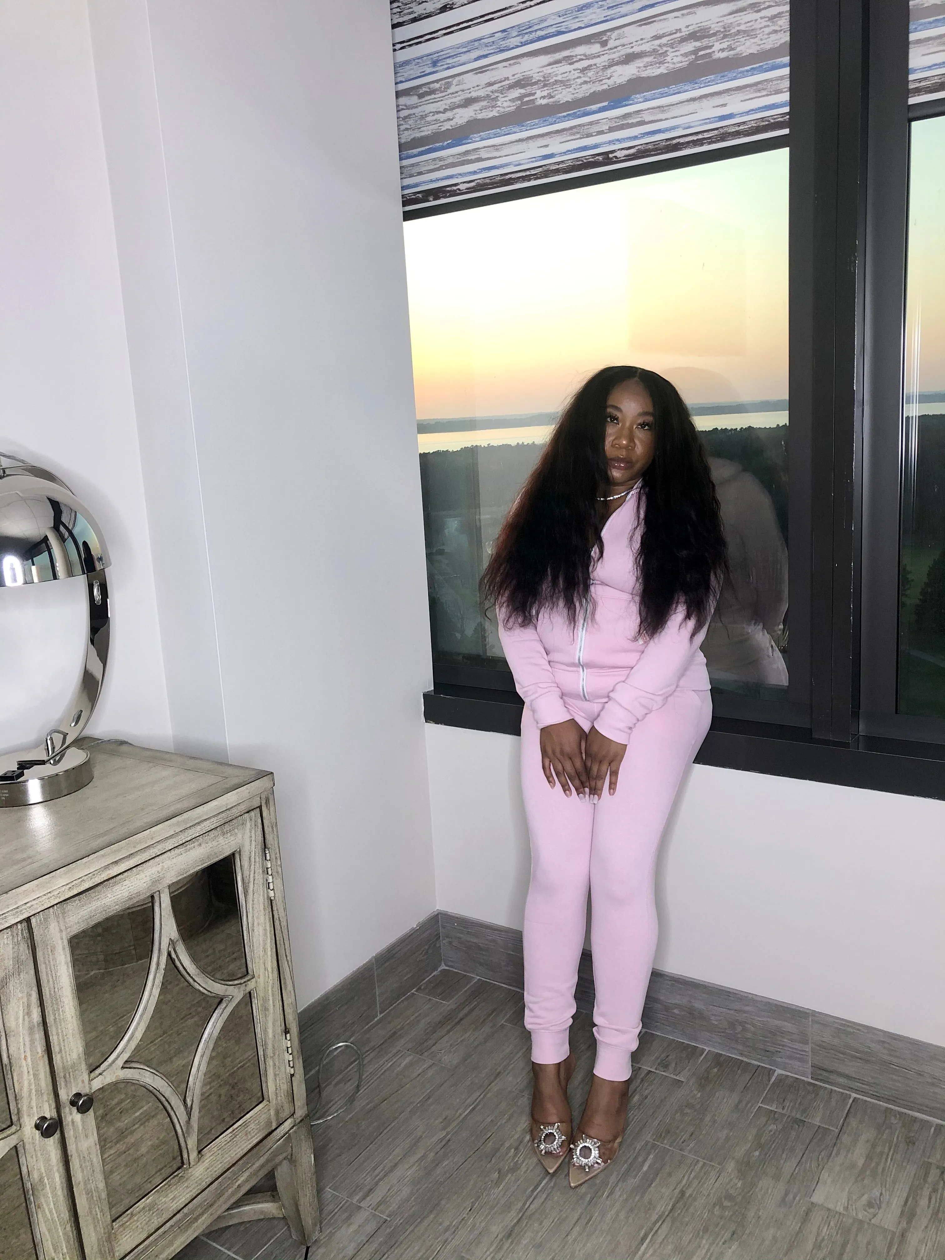 Soft Pink Jogger Set