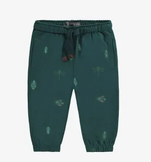 Souris Mini - Fitted Pants With Pattern - Green