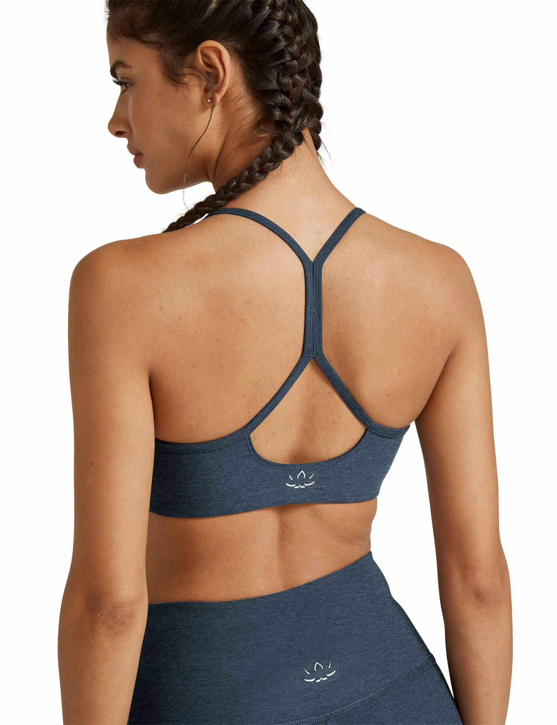 Spacedye Slim Racerback Bra - Nocturnal Navy