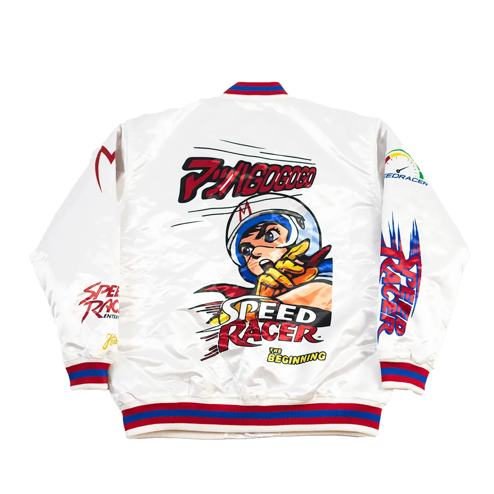 SPEED RACER SATIN JACKET (WHITE)