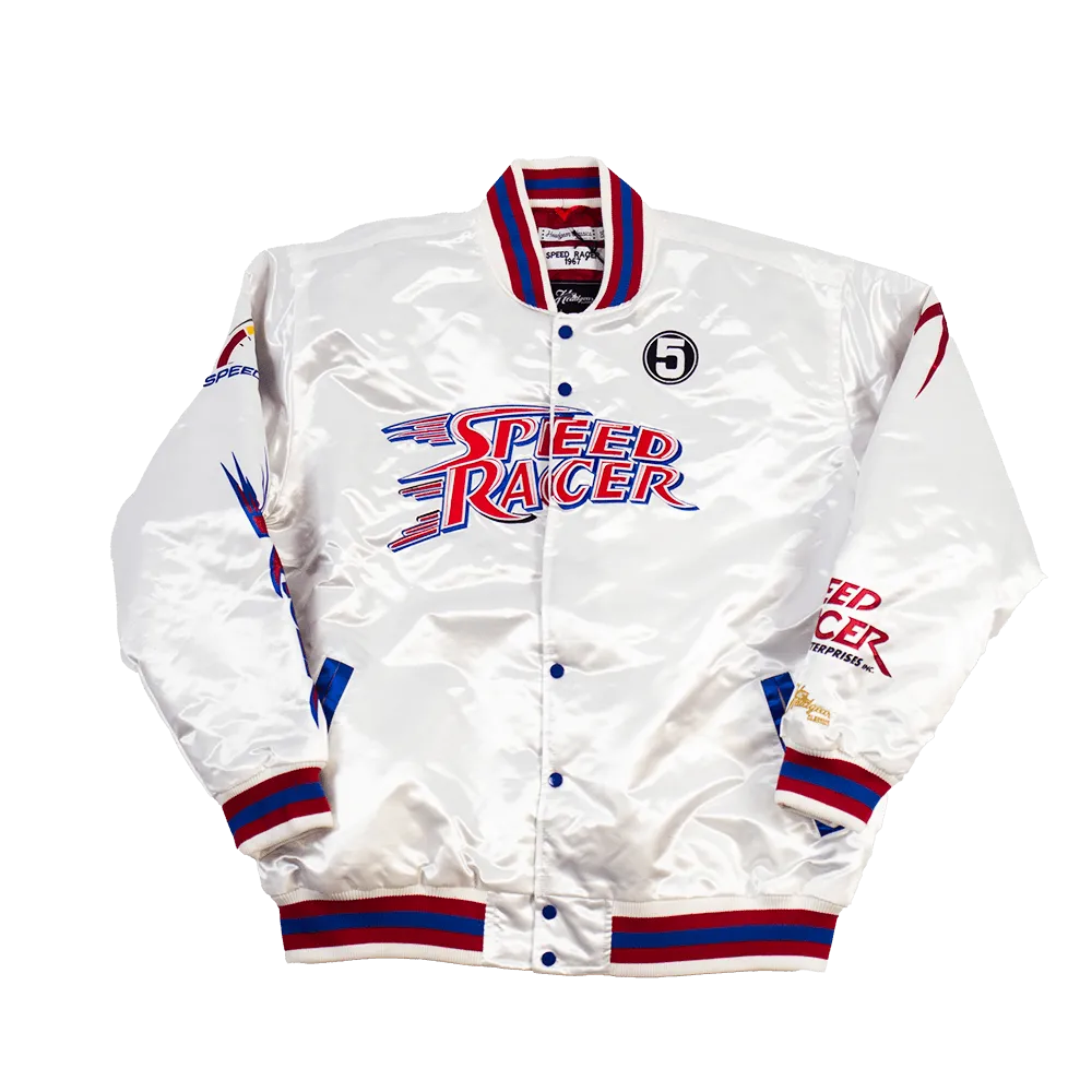 SPEED RACER SATIN JACKET (WHITE)