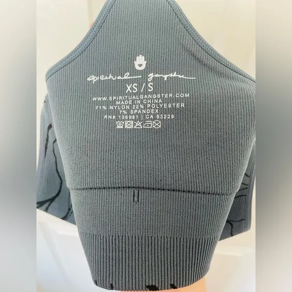 Spiritual Gangster sports bra (XS/S)