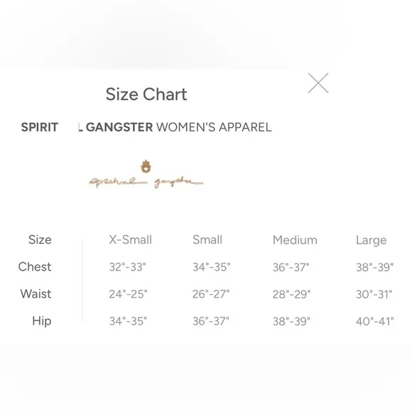 Spiritual Gangster sports bra (XS/S)