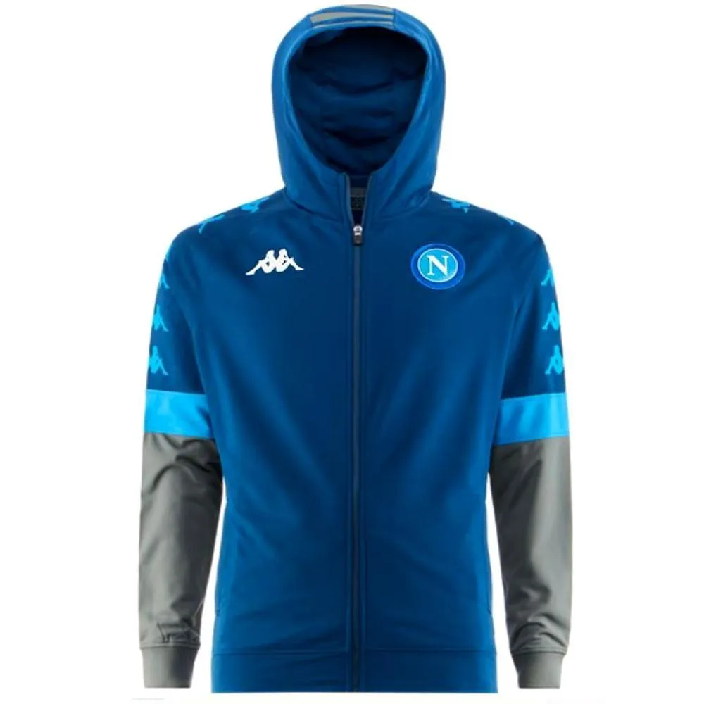 SSC Napoli UCL hooded presentation soccer tracksuit 2019/20 - Kappa