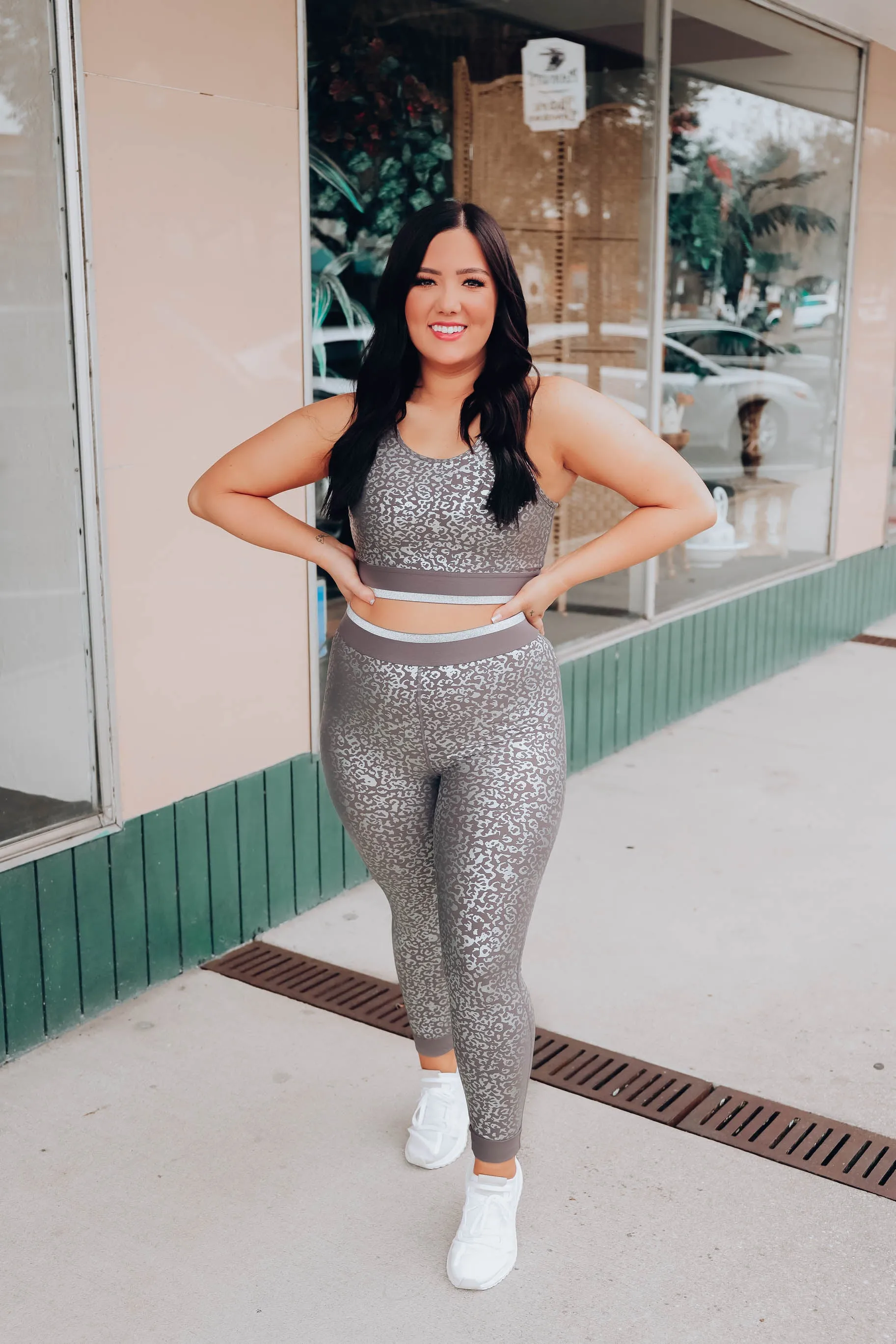 Steppin' Up Leopard Sports Bra