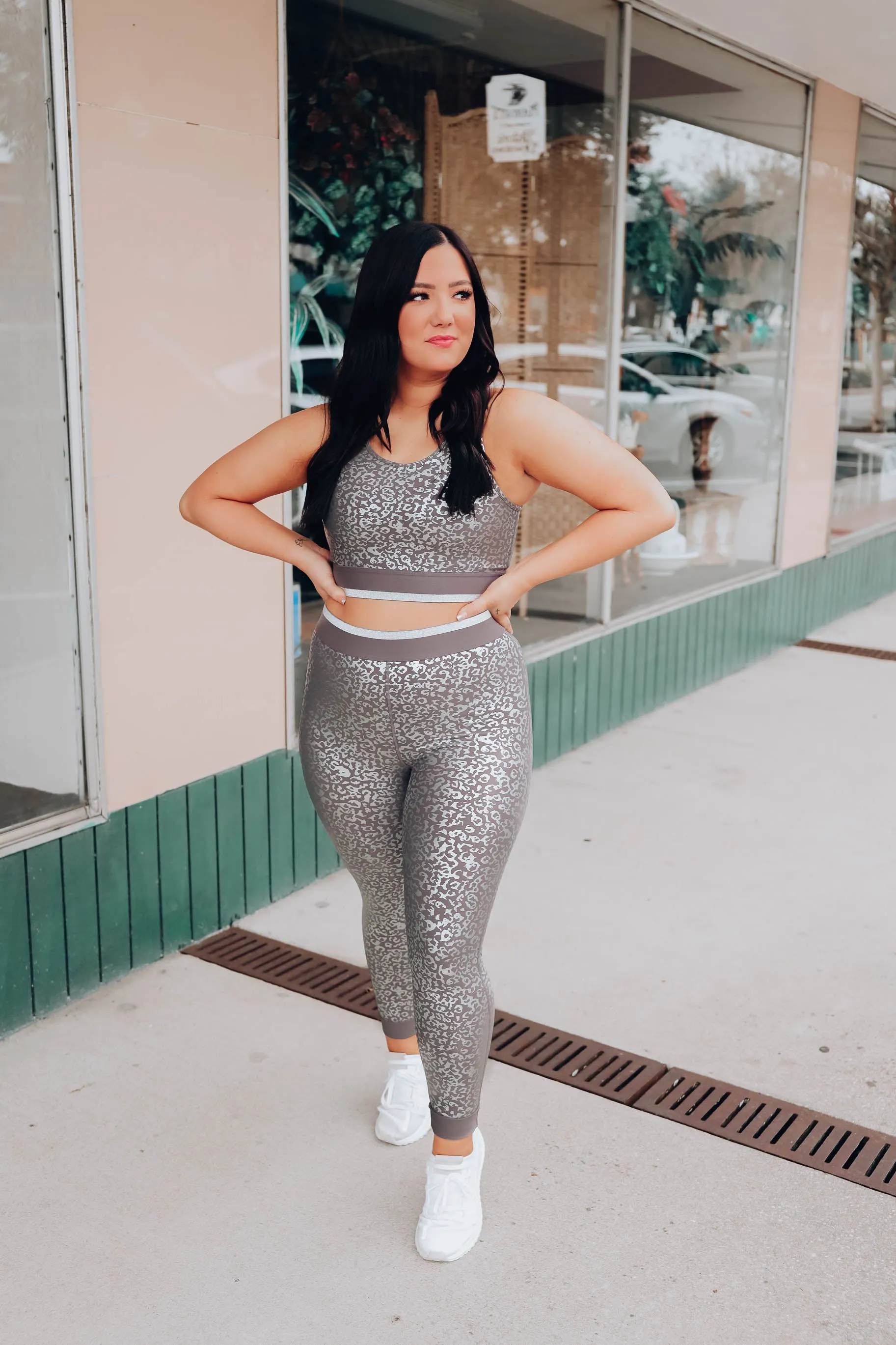 Steppin' Up Leopard Sports Bra