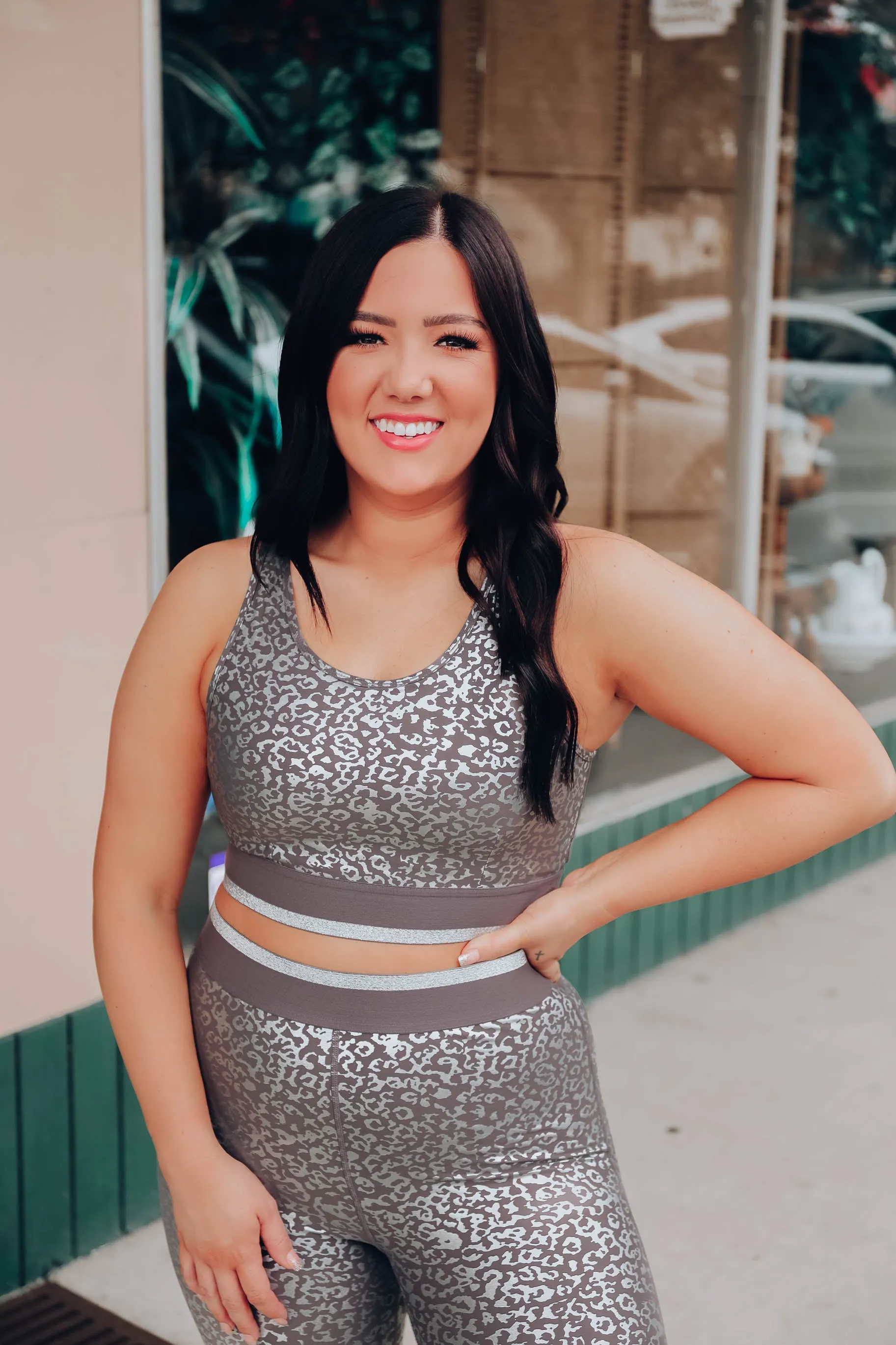 Steppin' Up Leopard Sports Bra